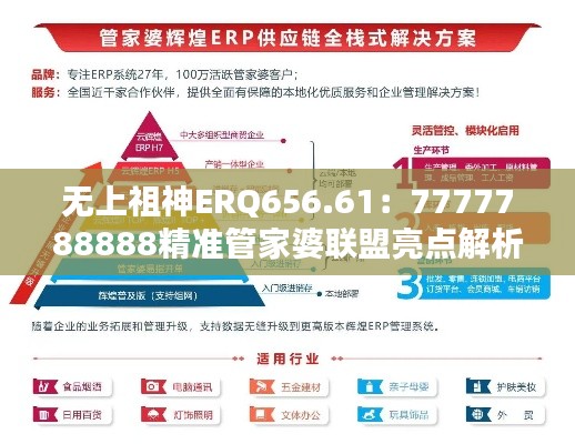 无上祖神ERQ656.61:7777788888精准管家婆联盟亮点解析,网络安全领域新篇章
