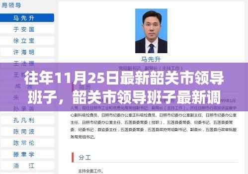 韶关市领导班子的最新调整概览(往年11月25日数据更新)