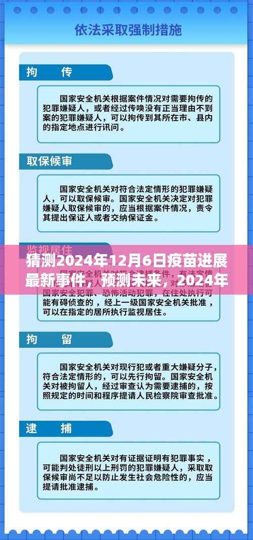 2024年疫苗进展预测,最新动态及未来展望