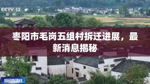 枣阳市毛岗五组村拆迁进展,最新消息揭秘