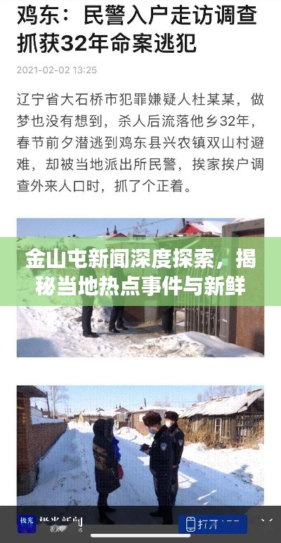 金山屯新闻深度探索，揭秘当地热点事件与新鲜资讯