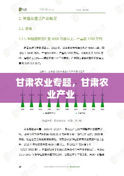 甘肃农业专题,甘肃农业产业